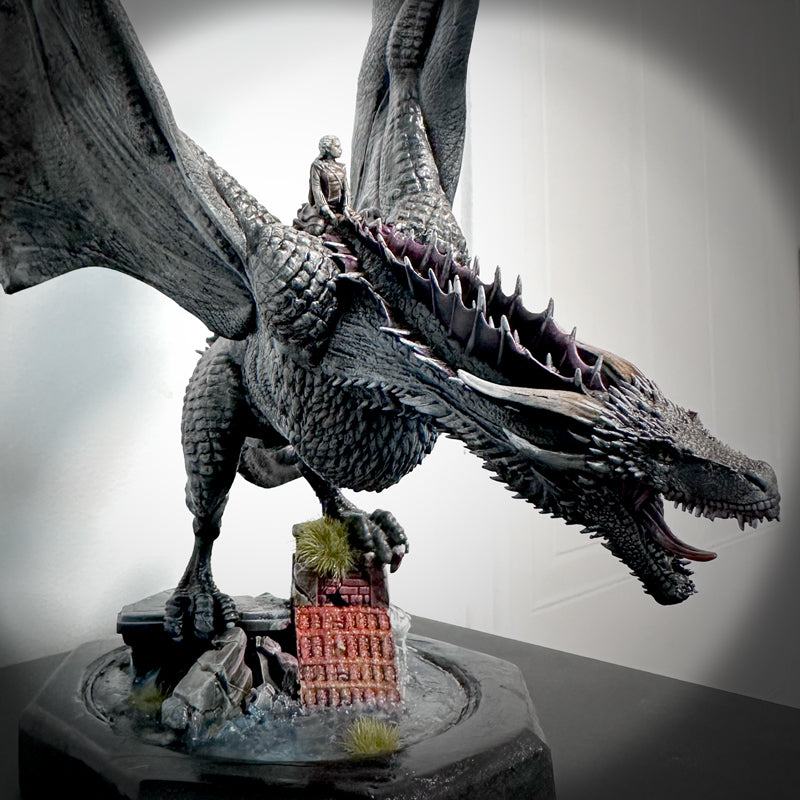 FIGURINE SUR MONTURE MONSTRUEUSE - GOT "Drogo"